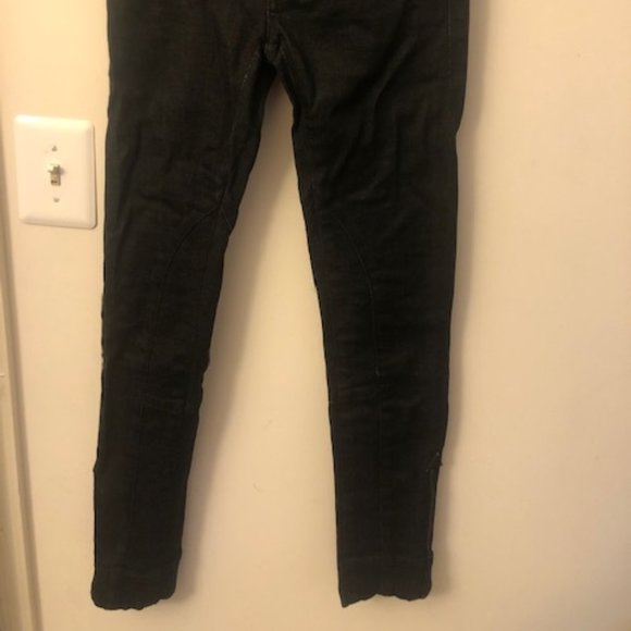 $228 RALPH LAUREN BLUE LABEL Black Skinny Jeans 25 - Picture 9 of 15